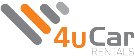 4U CAR RENTALS Logo